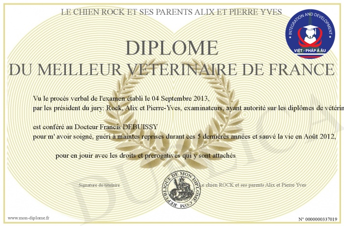 Diplome veterinaire en France